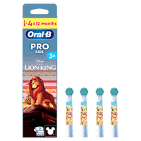 Oral-B Pro Kids Lion King Toothbrush Heads 4 Pack