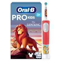 Oral-B PRO Kids electric toothbrush featuring Disney's The Lion King, designed for ages 3 and up.