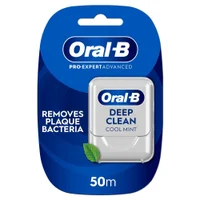 Oral-B Pro-Expert Advanced Waxed Dental Floss - Deep Clean - Removes Plaque - Cool Mint Flavour 50m - undefined undefined