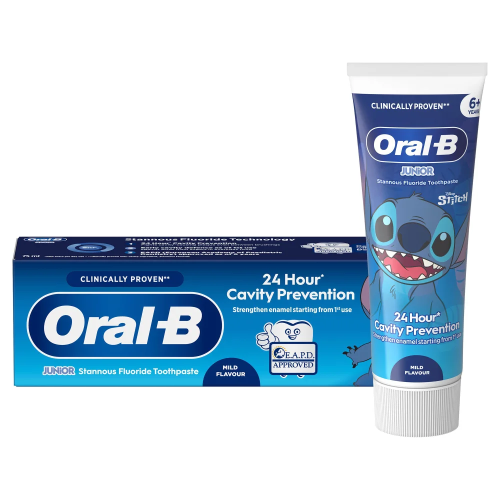 Oral-B Junior Stitch Toothpaste, Age 6-12 Years, 75ml Image 1