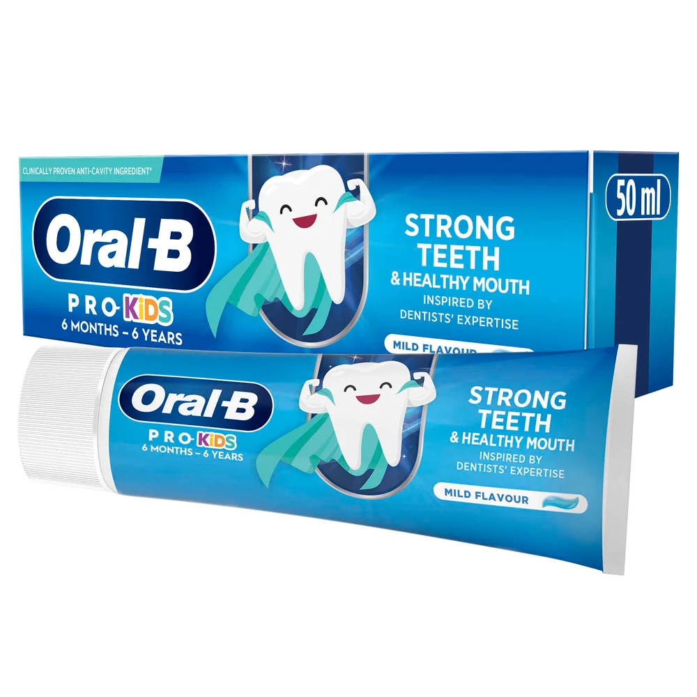 Oral-B Pro Kids Toothpaste, 0-6 Years 50ml Image 1