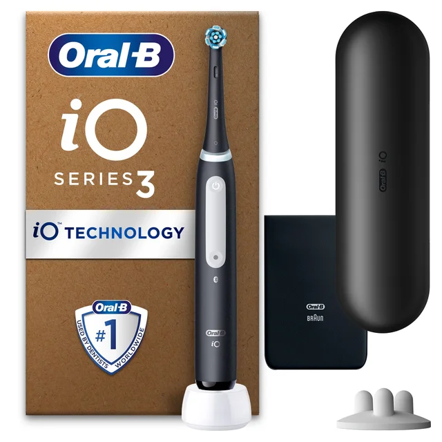 Oral-B iO 3 Matt Black Ultimate Clean Electric Toothbrush