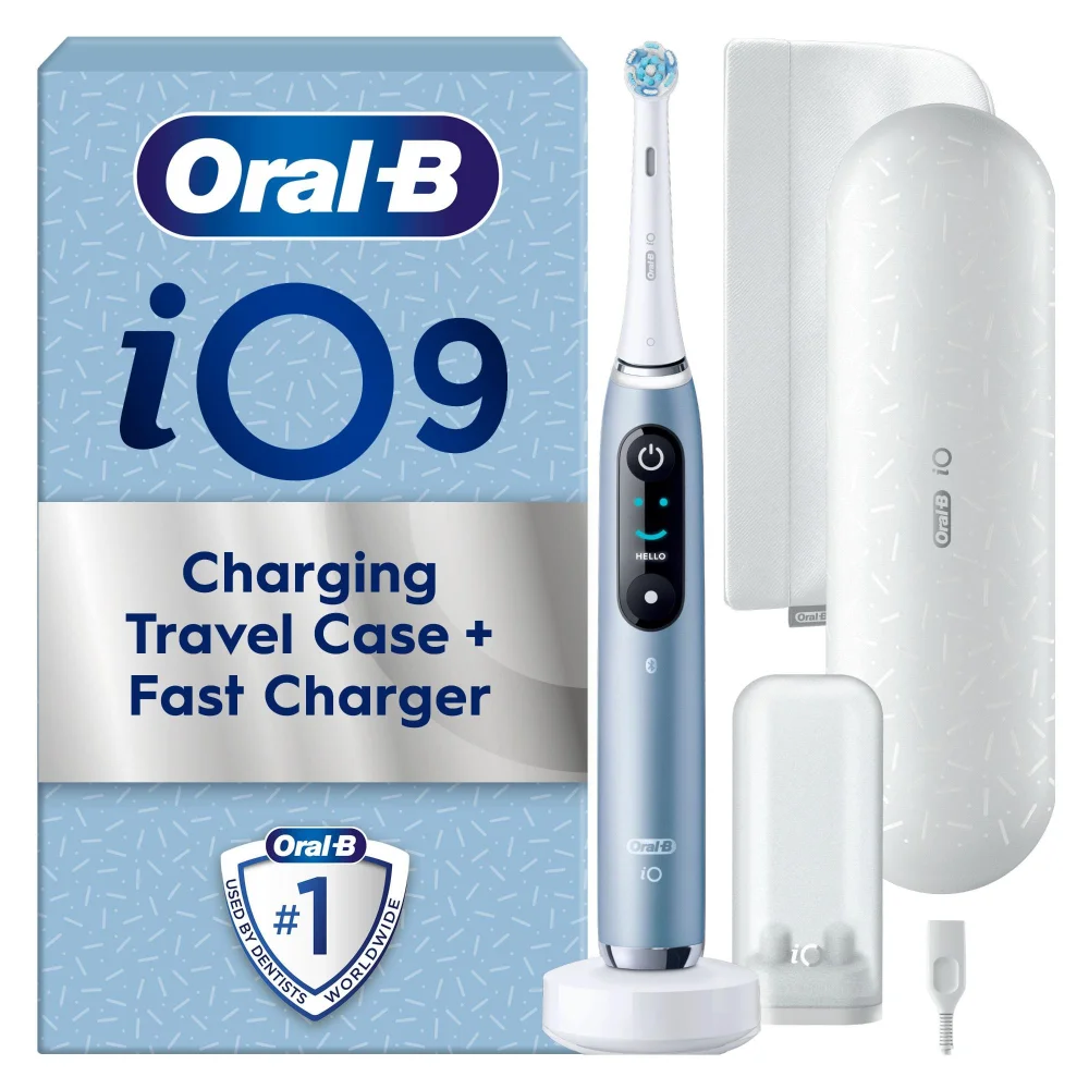 Oral-B iO9 Special Edition Blue Electric Toothbrush Image 1