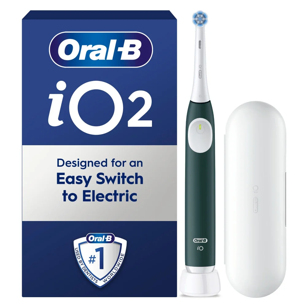 Oral-B iO2 Forest Green Electric Toothbrush Image 1