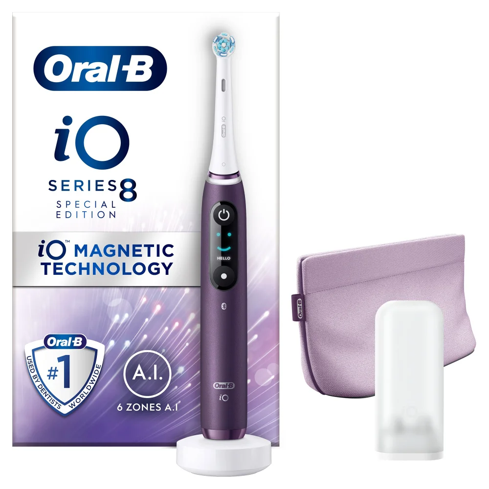 Oral-B Special Edition iO8 - Violet with Magnetic Pouch Image 1