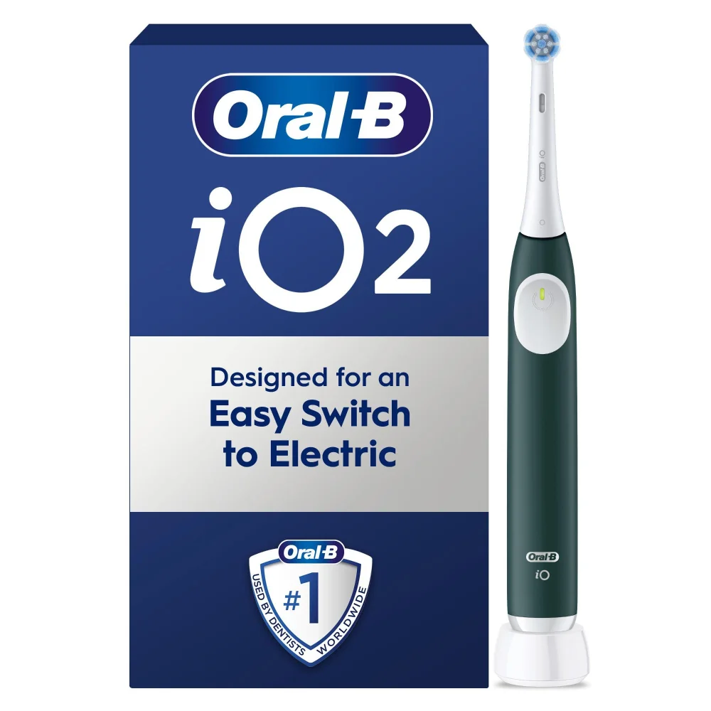 Oral-B iO2 Forest Green Electric Toothbrush Image 1