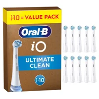 Oral-B iO Ultimate Clean Toothbrush Heads Black 10 Pack