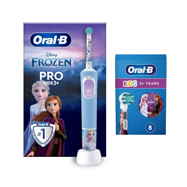 Oral B Kids Electric Toothbrush Frozen - Vitality PRO +8 Refills
