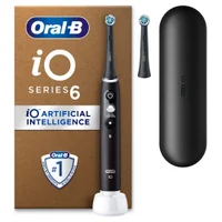 Oral-B iO6 Electric Toothbrush, Black, with Travel Case and Extra Head - undefined undefined