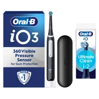 Oral-B iO3 Matte Black Electric Toothbrush with Travel Case - undefined undefined