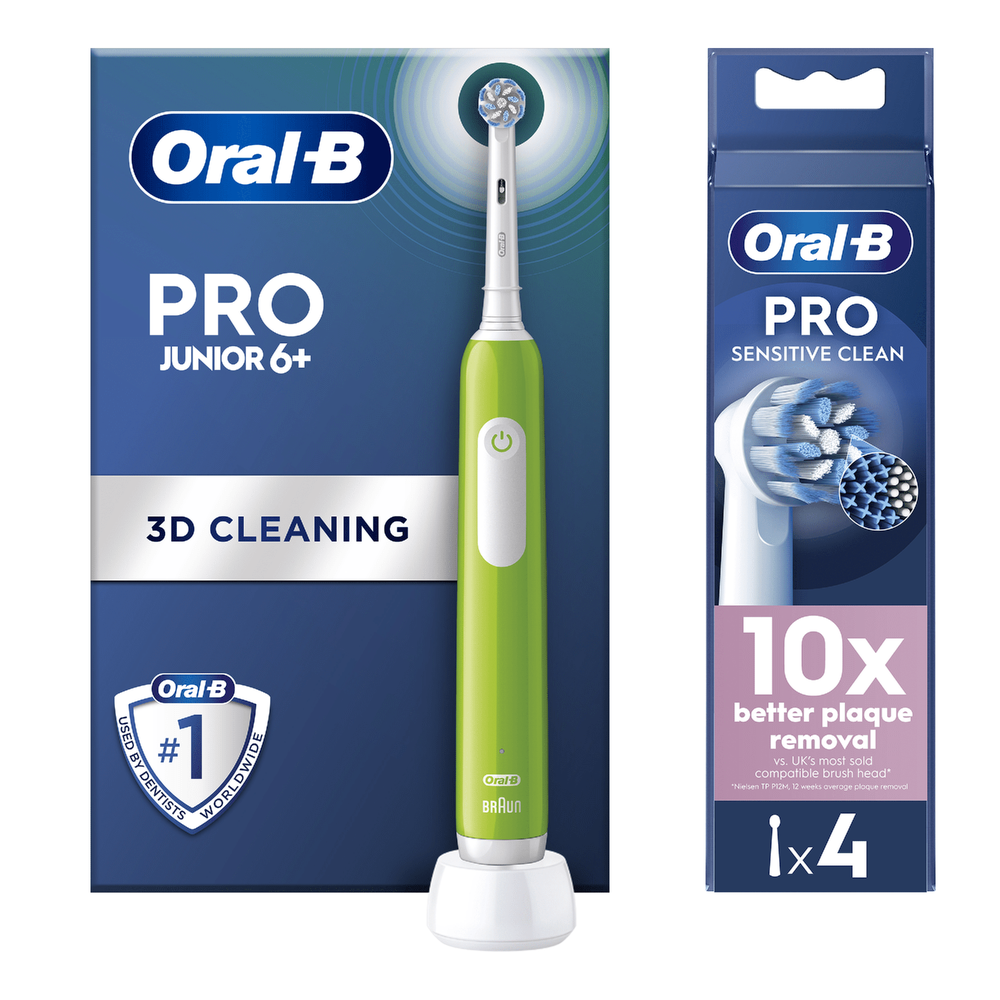 Junior Green + 4 Brush Heads