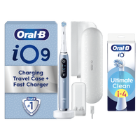 Oral B iO9 Aqua Marine Electric Toothbrush + 4 Toothbrush Heads