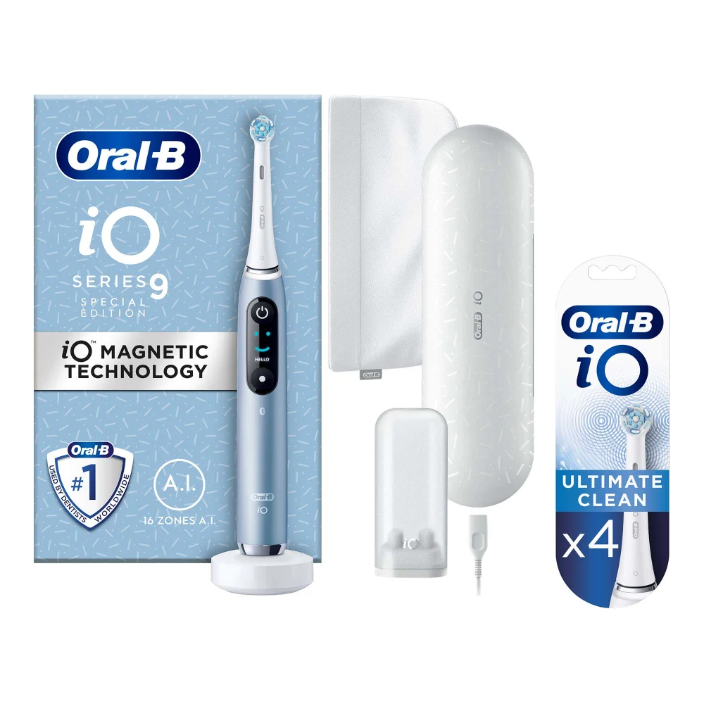 Oral-B iO9 Aqua Marine Special Edition - "Come As You Are" +4 Refills Image 1