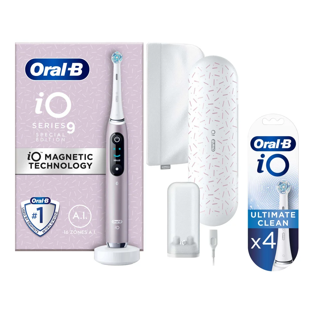Oral-B iO9 Rose Quartz Special Edition - "Come As You Are" +4 Refills Image 1