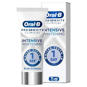 Oral-B Pro-3D White Clinical Intensive Whitening Bright Brilliance Toothpaste 75ml