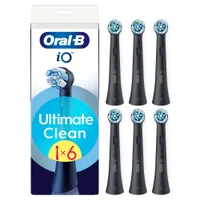 Oral-B iO Series Ultimate Clean Black, Original Brush Heads, CrissCross Bristles, 6 - undefined undefined