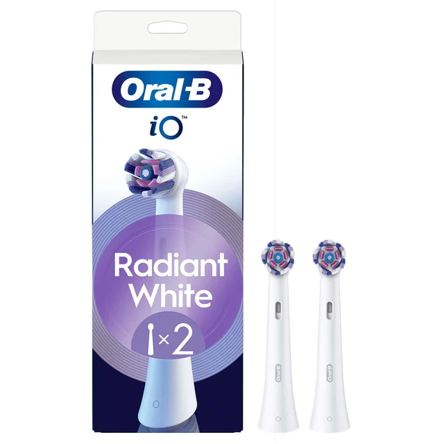 Oral-B iO Radiant White Toothbrush Heads White 2 Pack