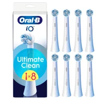 Oral-B iO Series Ultimate Clean, Original Brush Heads, CrissCross Bristles, 8