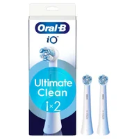 Oral-B iO Ultimate Clean Toothbrush Heads White 2 Pack