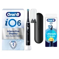 Oral-B iO 6 Black Electric Toothbrush Designed By Braun - undefined undefined