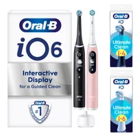 Oral-B iO 6 Black & Rose Electric Toothbrushes
