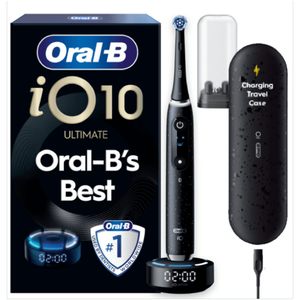 Oral-B iO10 Cosmic Black Electric Toothbrush + Travel Case