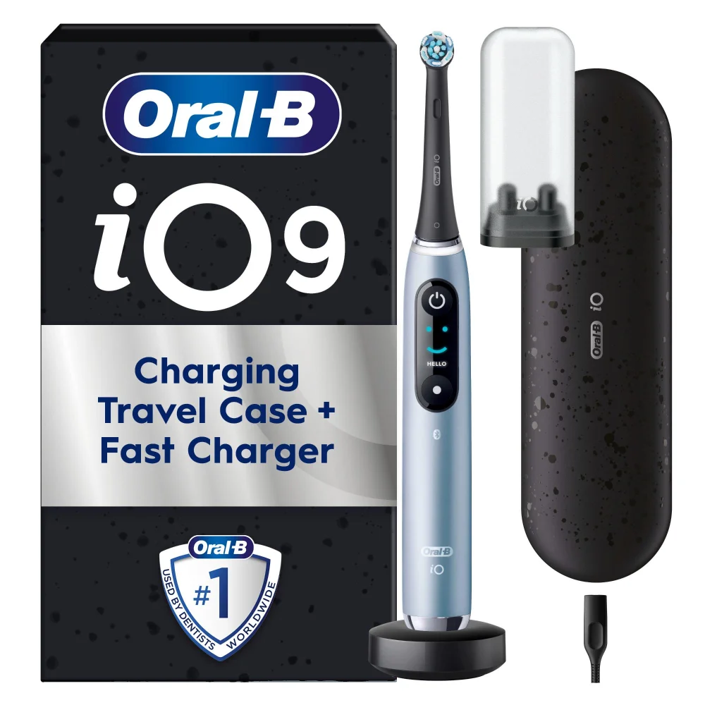 Oral-B iO 9 Aqua Marine Electric Toothbrush Designed By Braun Image 1