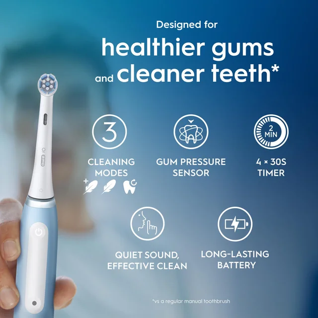 Oral-B iO3 Ice Blue with Travel Case