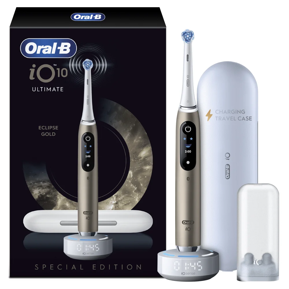 Oral-B iO10 Eclipse Gold Limited Edition Electric Toothbrush Image 1