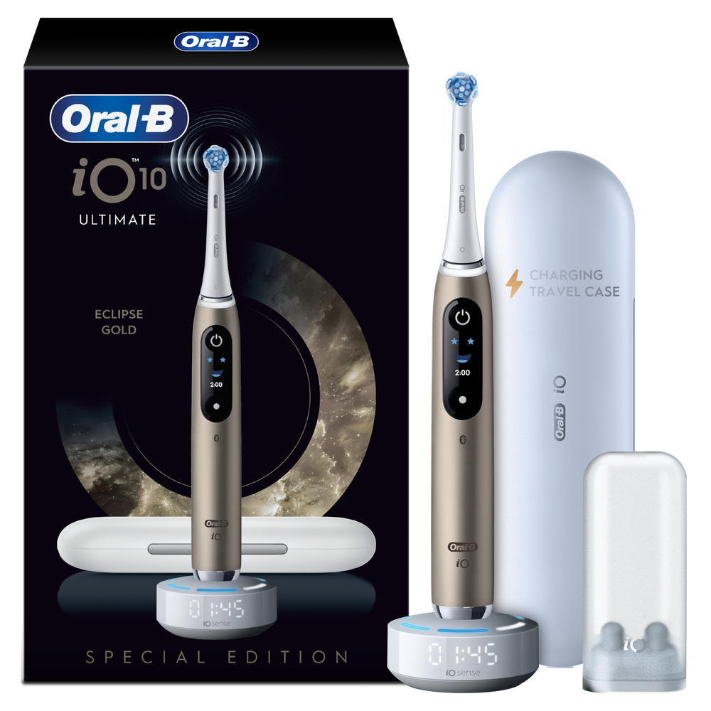 Oral-B iO10 Eclipse Gold Limited Edition Electric Toothbrush Image 1
