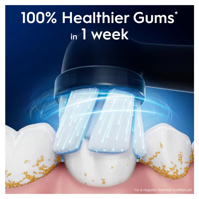 Oral-B iO Gentle Care Toothbrush Heads Black 10 Pack