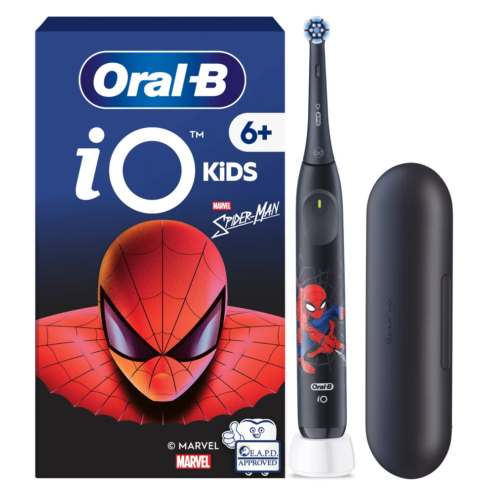 Oral-B iO Kids Marvel Spiderman Electric Toothbrush with Travel Case Image 1
