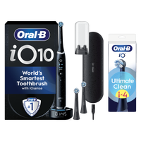 Oral B iO10 Cosmic Black Electric Toothbrush with Charging Travel Case