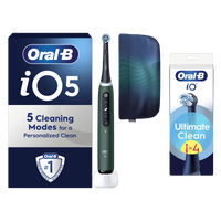 Oral B iO5 Series Dark Green Special Edition + 4 Brush Heads