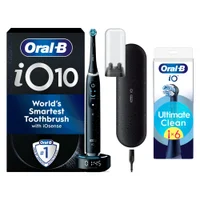 Oral B iO10 Cosmic Black Electric Toothbrush with Charging Travel Case - undefined undefined