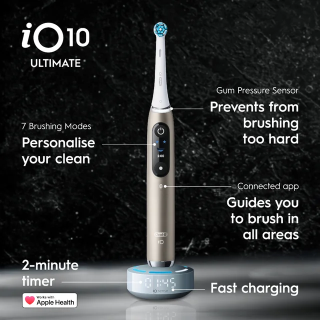 Oral B iO10 Eclipse Gold Limited Edition Electric Toothbrush