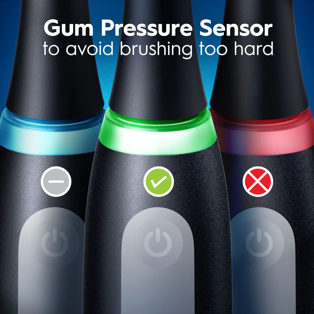 Oral-B iO3 Electric Toothbrush Black & Pink Duo Pack Image 1