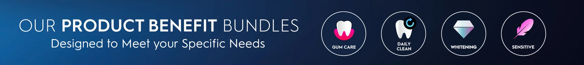 Our Product Benefit Bundles - Designed to meet your specific needs
