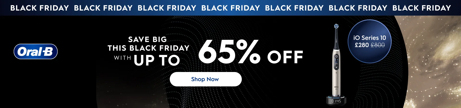 Up to 65% OFF Electric Toothbrush this Black Friday