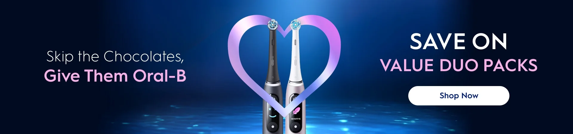 Share the Oral B Duo Pack with the one you love!