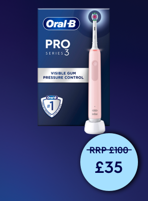 Oral B Pro 3 Pink (Spring Deals Sale)