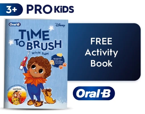 Free Lion King Booklet when you buy Kids 3+ Electric Toothbrush