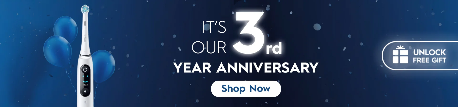 Oral-B 3rd Year - unlock free gift - SHOP NOW