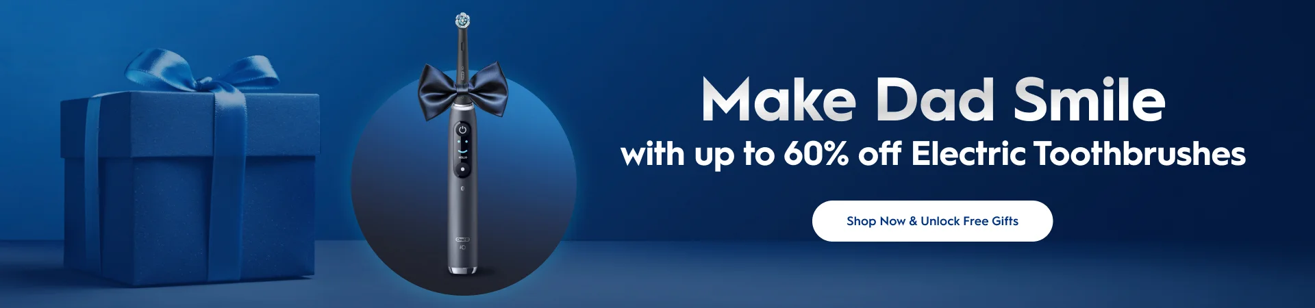 Make Dad Smile with up to 60% off Electric Toothbrushes.