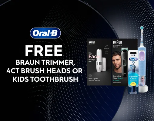 Get exclusive gift when you purchase selected electric toothbrushes!