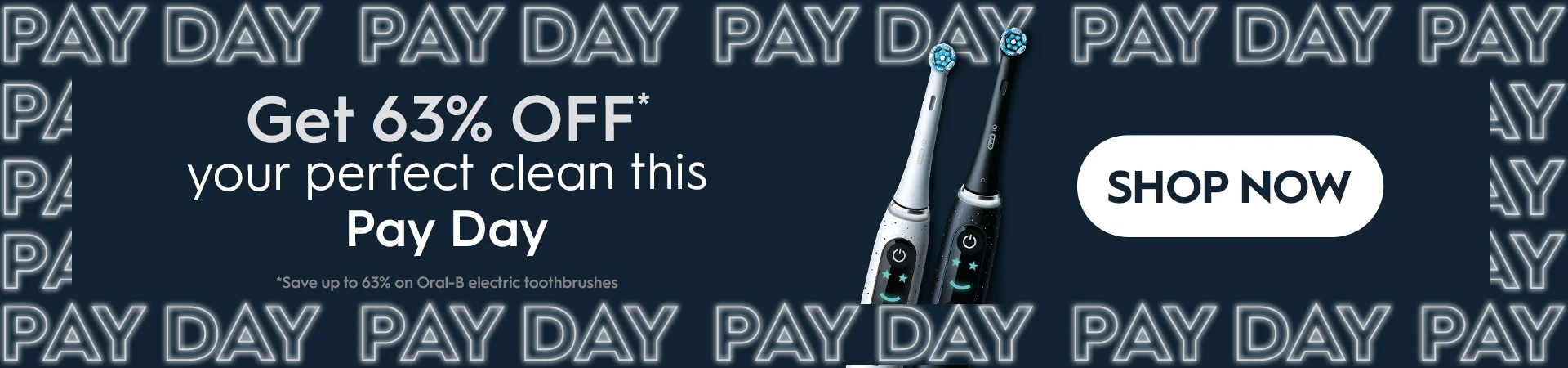 Get 63% off - your perfect clean this pay day