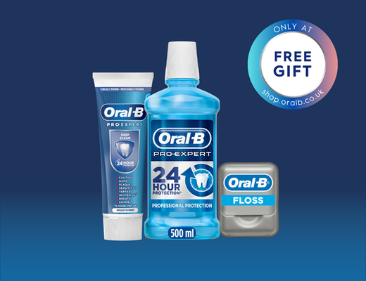 Unlock a FREE oral care bundle when you buy selected iO electric toothbrushes