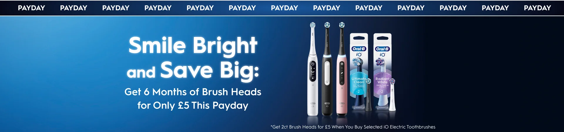 Smile Bright and Save Big: £5 OFF Toothbrush Heads + Free Next Day Delivery
