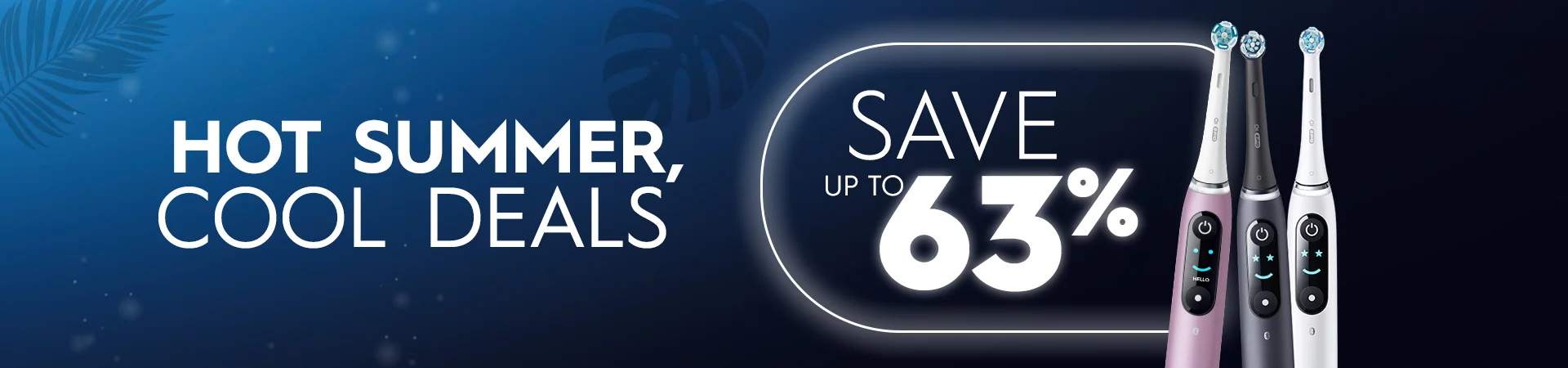Oral-B Summer Sale - unlock free gift - SHOP NOW