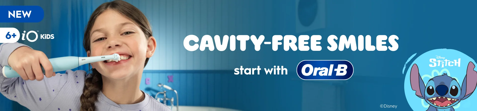 Cavity free smail starts from Oral-B!